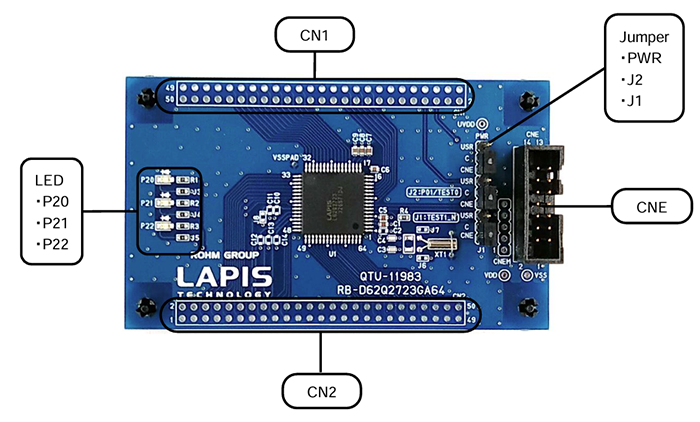 Location Circuit - ROHM Semiconductor RB-D62Q2723GA64 Reference Board